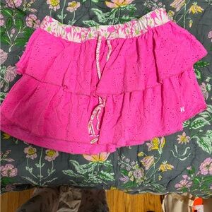 Hurley Pink Tiered Women's Skirt